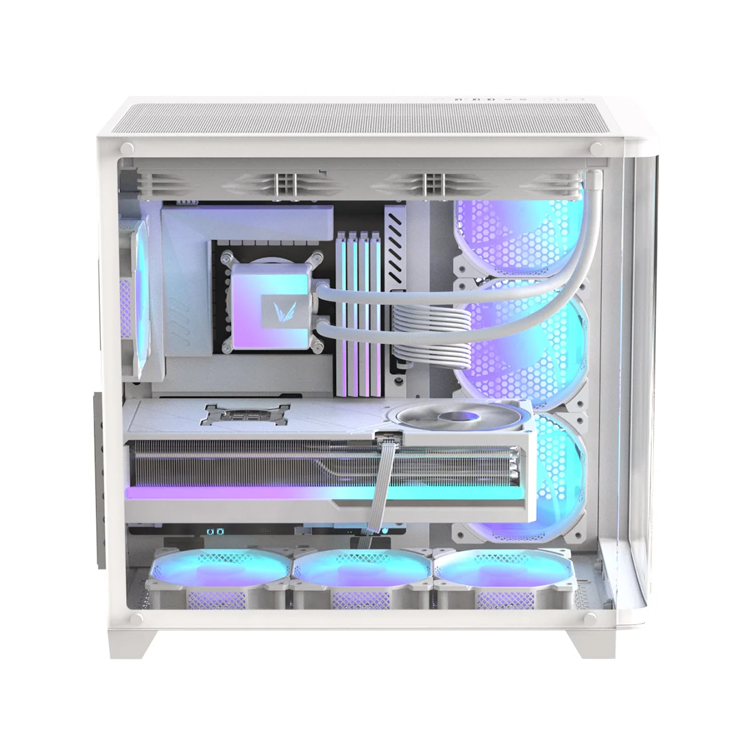 Компьютерный корпус Formula V Crystal U2 Floe White без Б/П  - фото 2