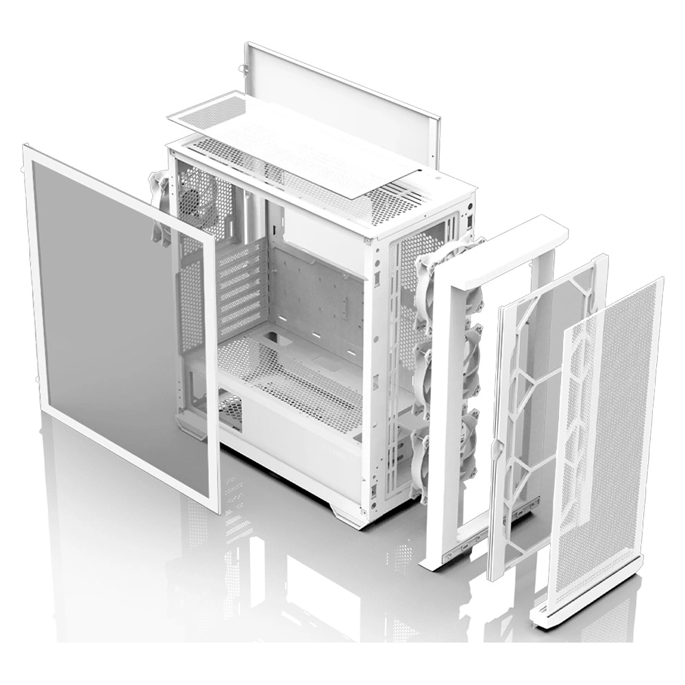 Компьютерный корпус Zalman Z10 DUO White без Б/П - фото 7
