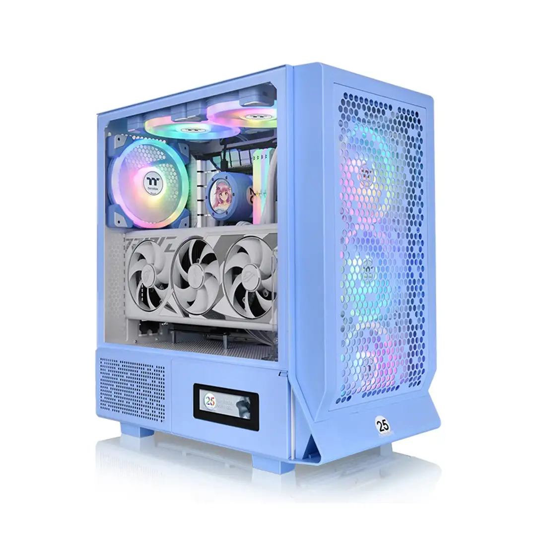 Компьютерный корпус Thermaltake Ceres 330 TG ARGB Hydrangea Blue без Б/П 