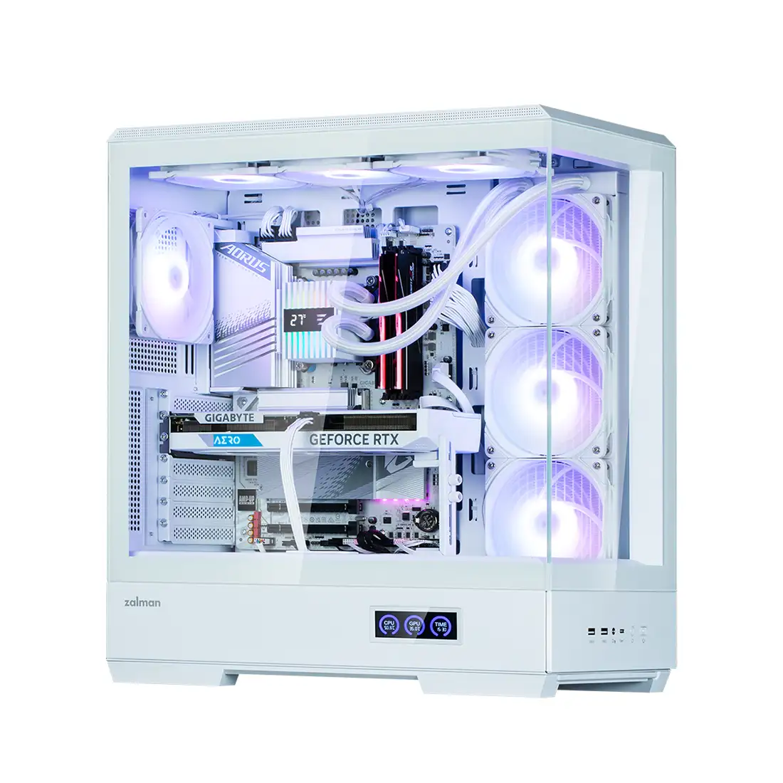 Компьютерный корпус Zalman P50 DS White без Б/П  - фото 2