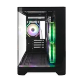 Компьютерный корпус 1STPLAYER UV5 BLACK без Б/П  - фото 2