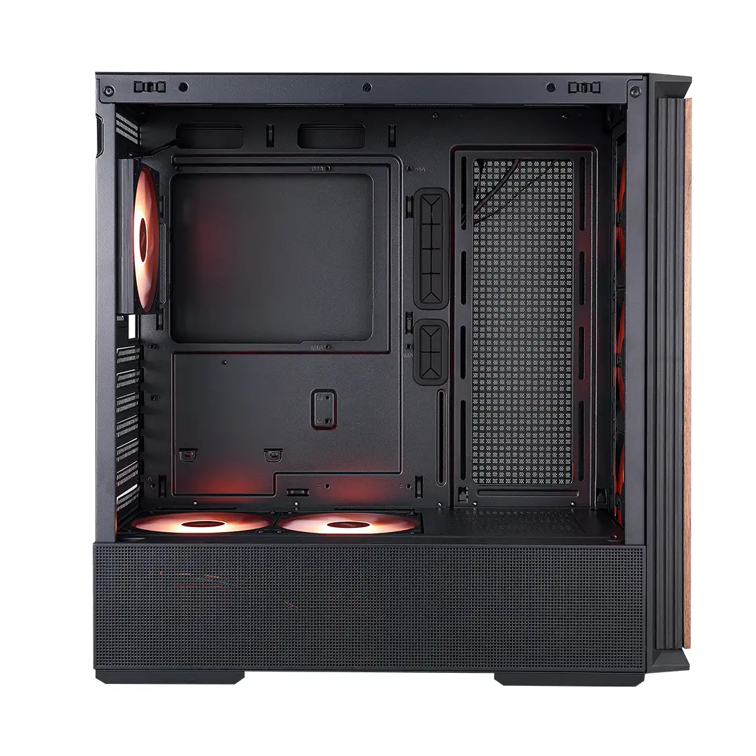 Компьютерный корпус 1STPLAYER WD7 Black без Б/П  - фото 3