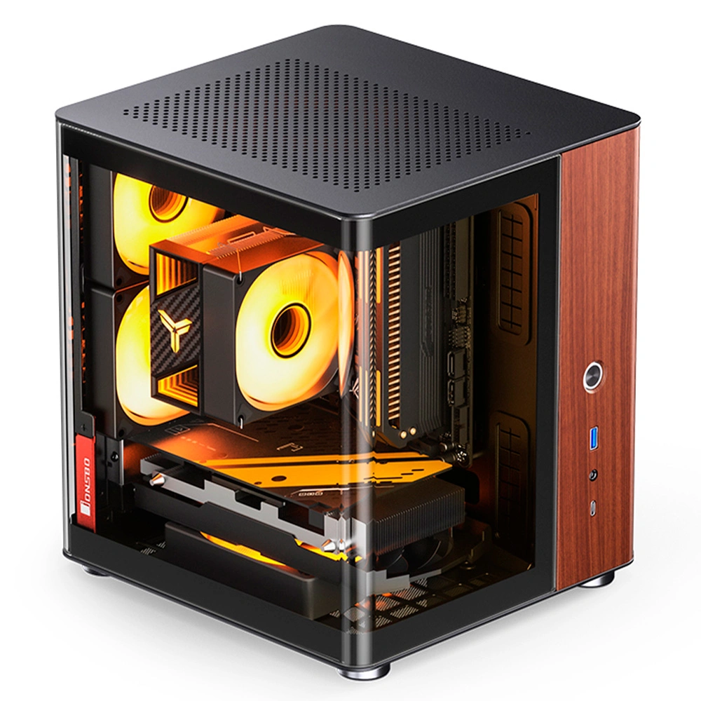 Компьютерный корпус Jonsbo TK-0 Black без Б/П - фото 2