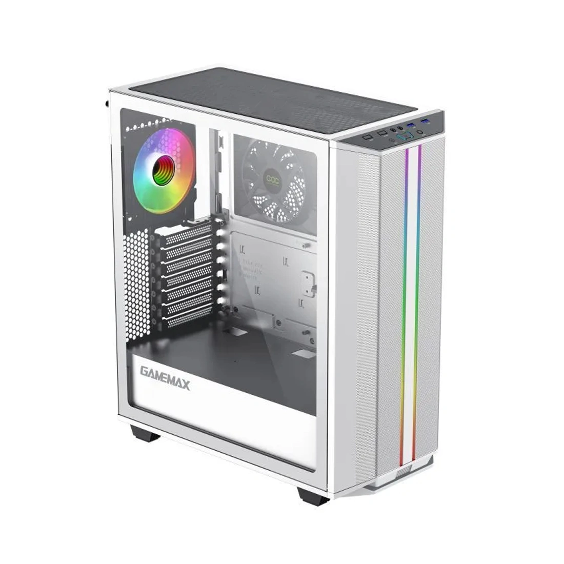 Компьютерный корпус Gamemax Precision 2 White без Б/П 