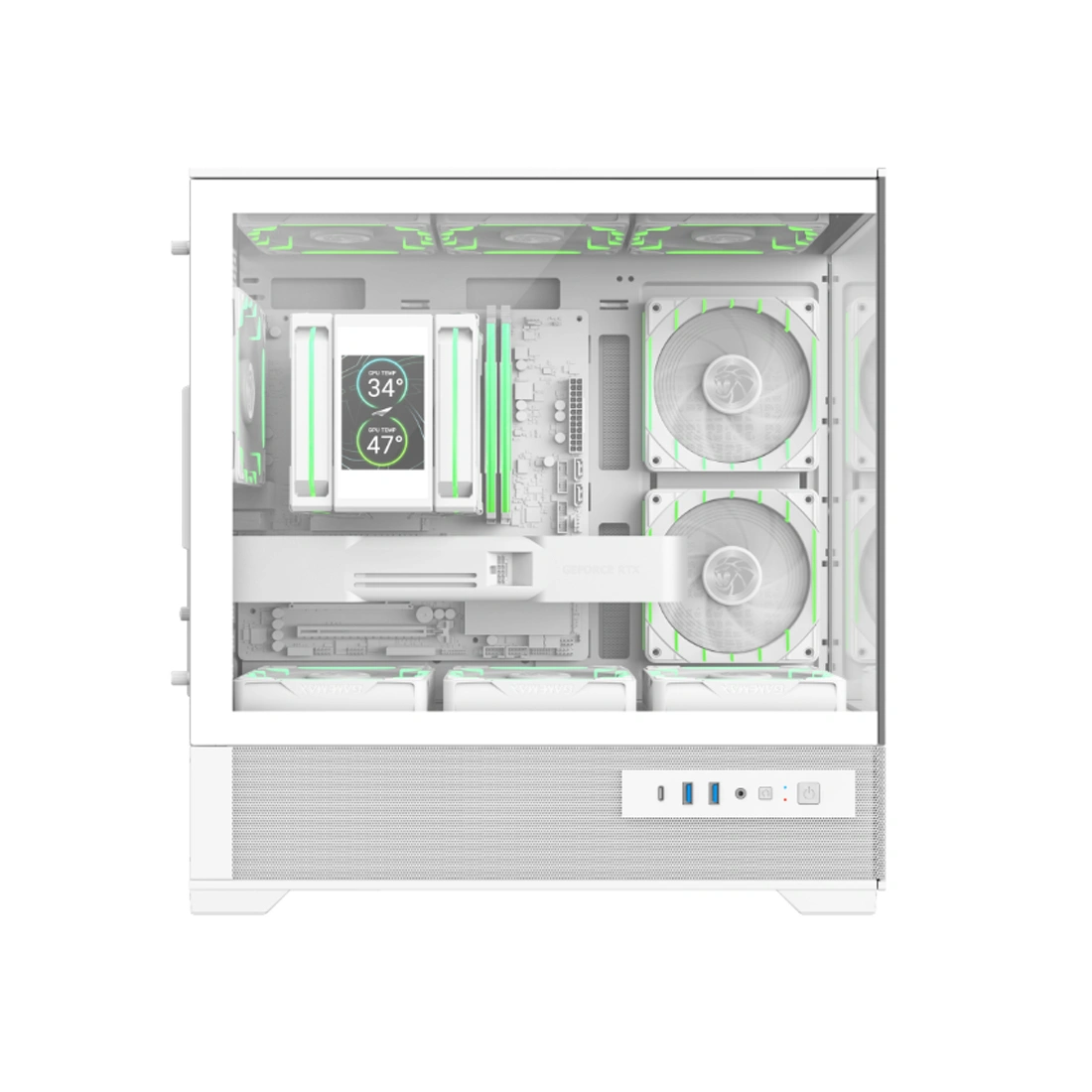Компьютерный корпус Gamemax VISTA 2 MW White без Б/П  - фото 3