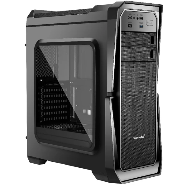 Segotep қаптамасыз ДК корпусы Gank Ⅱ black - фото 4