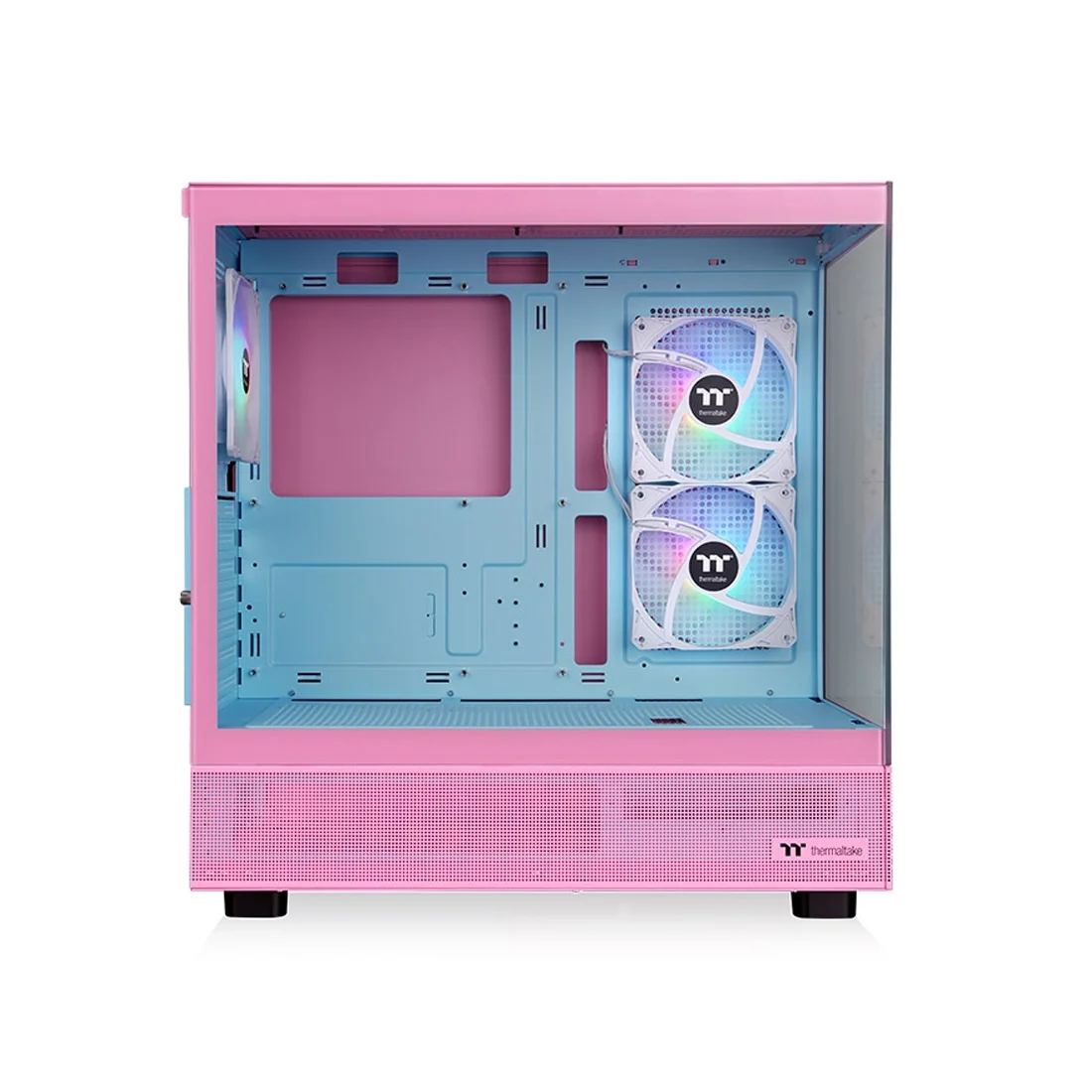 Компьютерный корпус Thermaltake View 270 Plus TG ARGB Bubble Pink без Б/П - фото 3