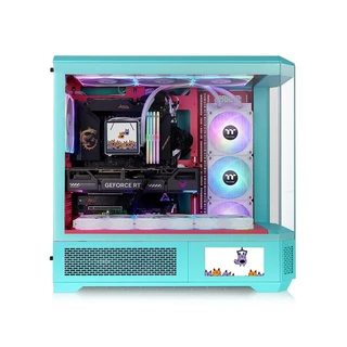 Компьютерный корпус Thermaltake View 600 TG Mint Strawberry без Б/П 
