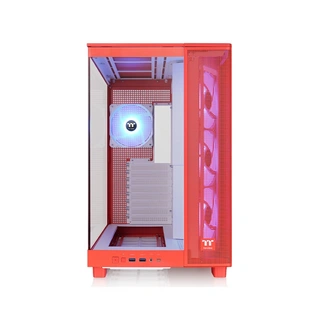 Компьютерный корпус Thermaltake View 380 XL TG ARGB Flaming Orange без Б/П - фото 2