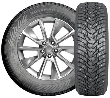Ikon Tyres (Nokian) NordmanN 8 SUV 225/55 R19 103 T с шипами  - фото 4
