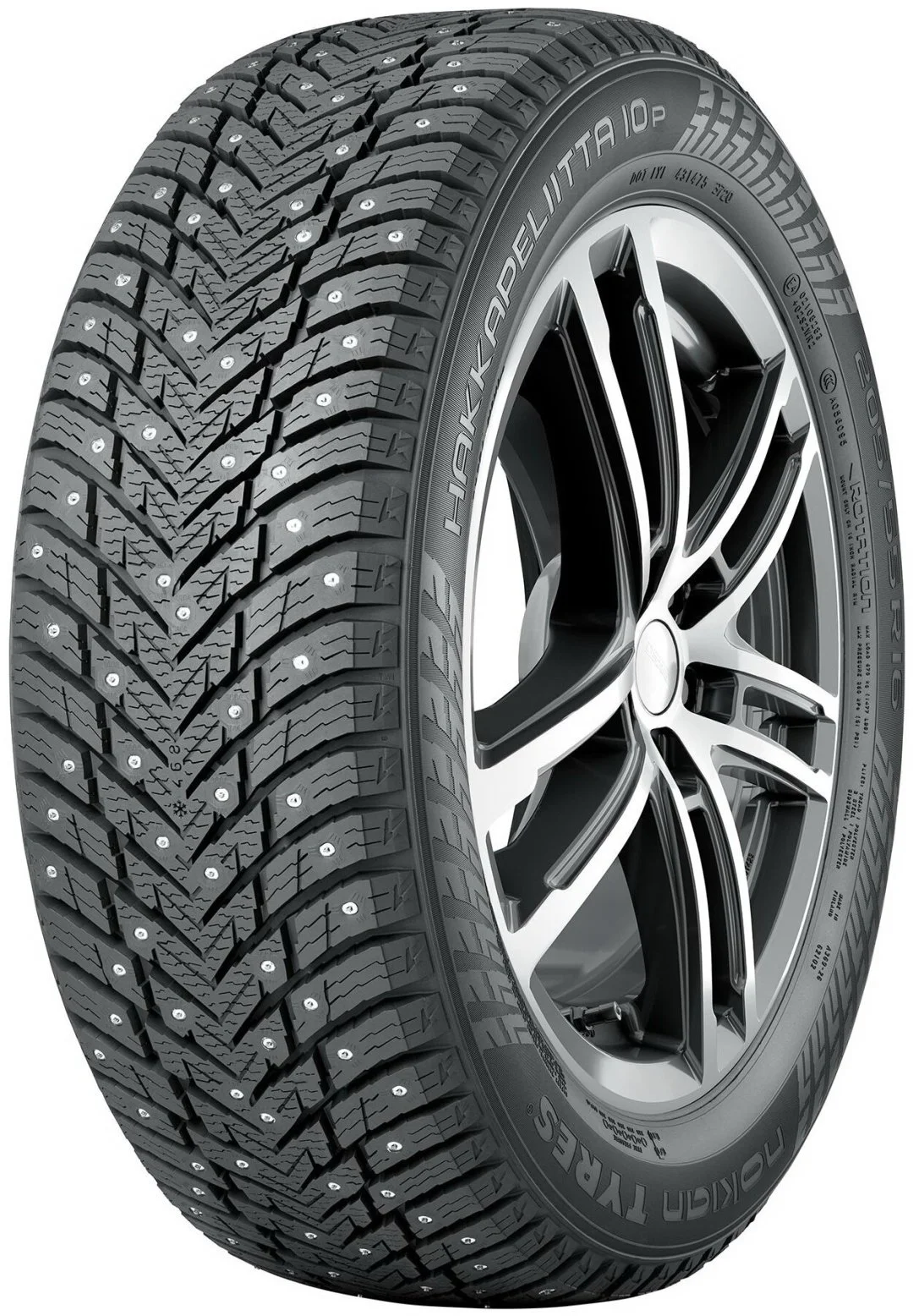 Nokian Hakkapeliitta 10P SUV 285/60 R18 116T с шипами 