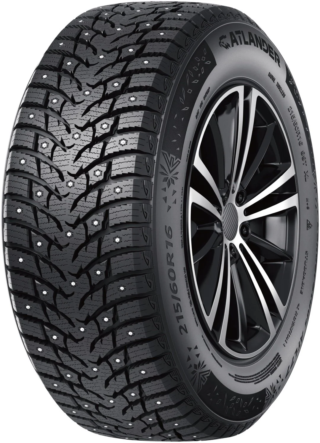Atlander LanderStuds ATL77 205/60 R16 96 T с шипами 