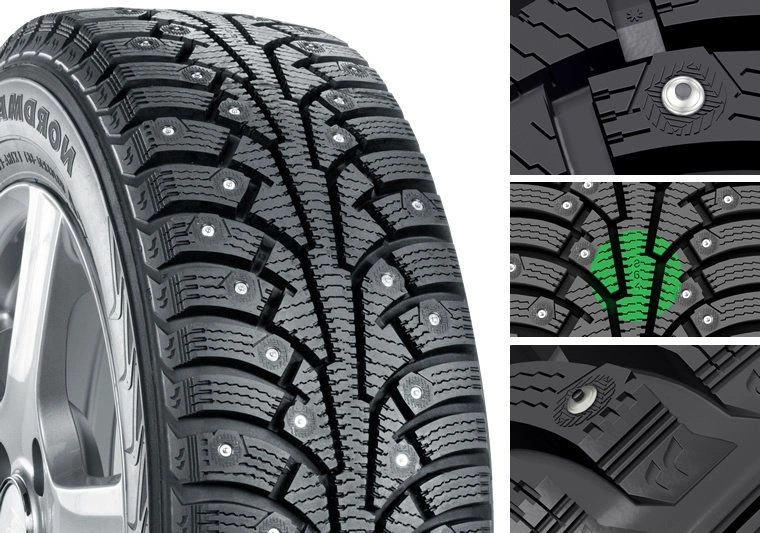 Ikon Tyres (Nokian) Nordman 5 205/65 R15 99 T с шипами  - фото 3