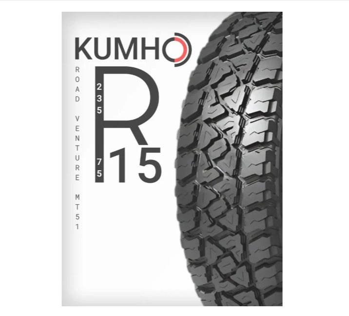 Kumho Road Venture MT51 235/75 R15 110 Q без шипов  - фото 2