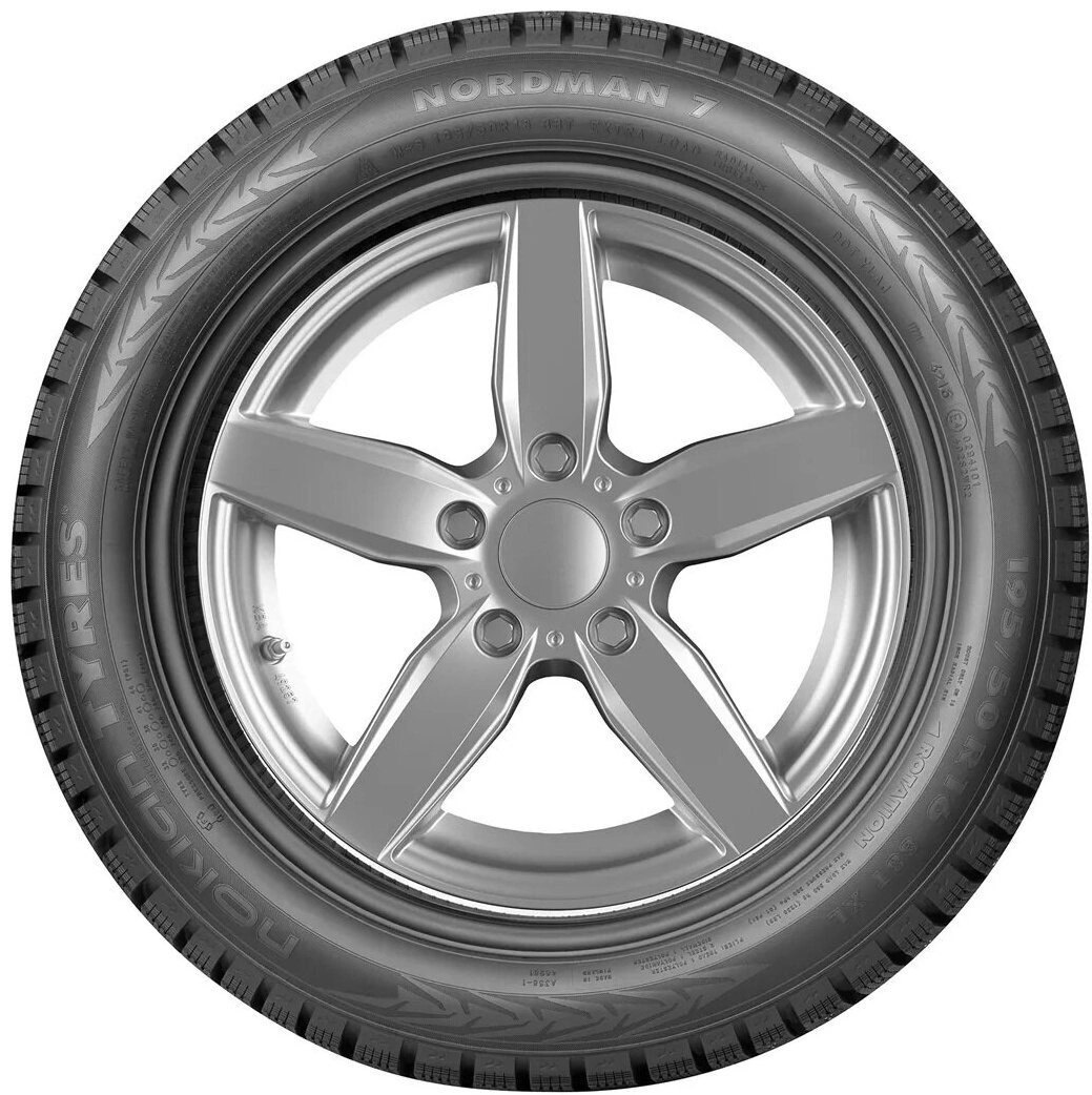 Nokian NORDMAN 7 XL 205/65 R16 99T с шипами  - фото 4