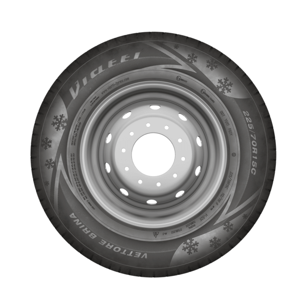 Шина Viatti Vettore Brina V-525 195/75 R16 C 107/105R зимняя  - фото 2