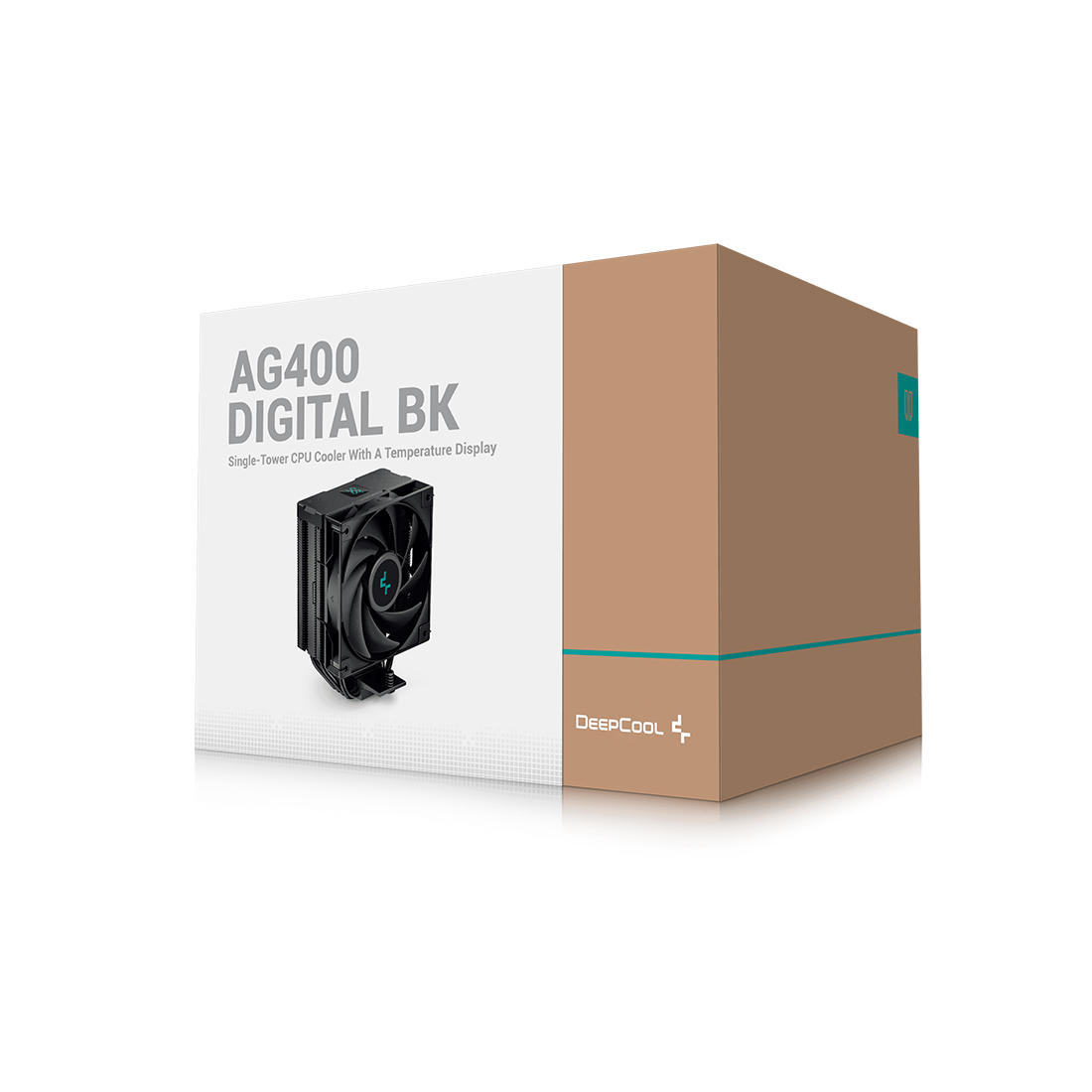 Процессорға арналған салқындатқыш Deepcool AG400 DIGITAL BK ARGB Процессорға арналған салқындатқыш Deepcool AG400 DIGITAL BK ARGB
