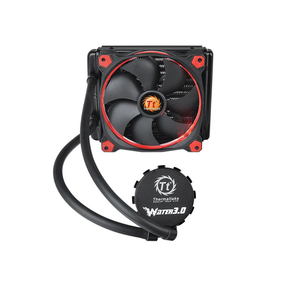 Кулер с водяным охлаждением Thermaltake Water 3.0 Riing Red 140  - фото 3