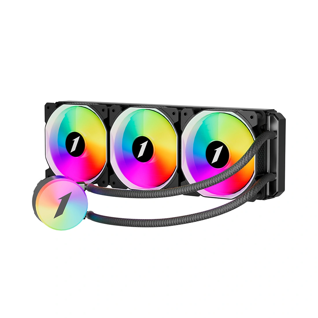 Кулер с водяным охлаждением 1STPLAYER TS2 360 BLACK  - фото 2