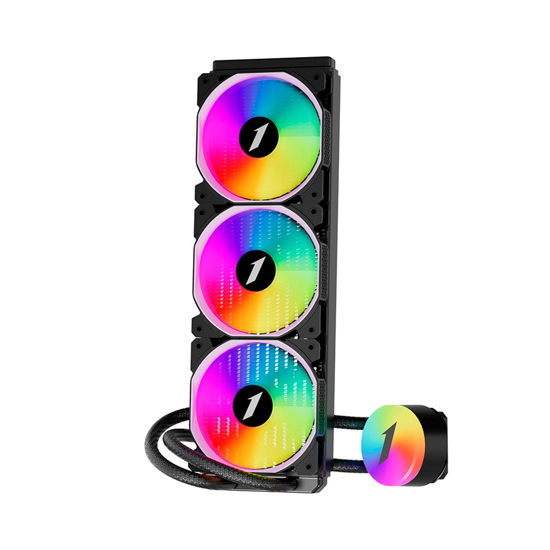 Кулер с водяным охлаждением 1STPLAYER TS2 360 BLACK  - фото 5