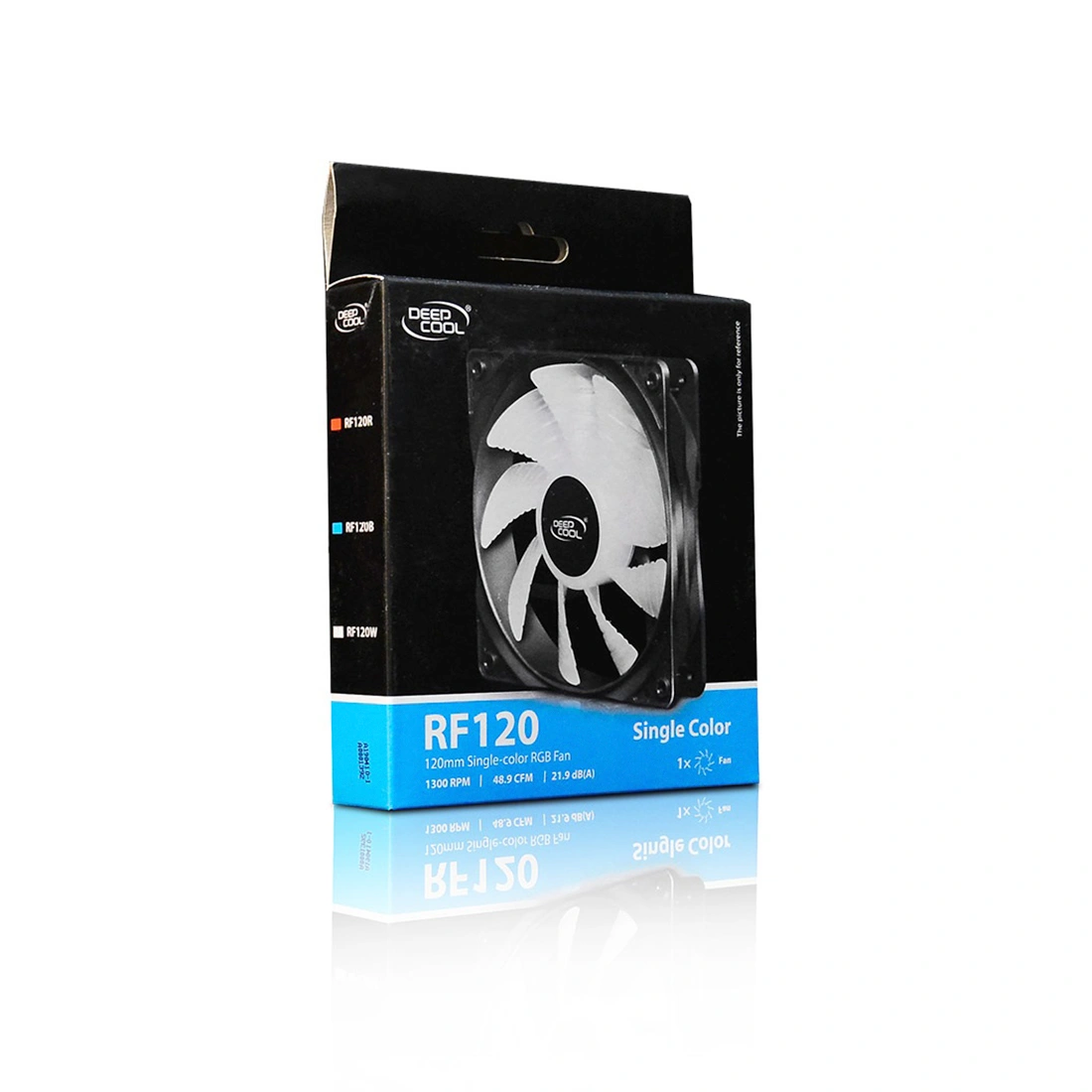 Кулер для компьютерного корпуса Deepcool RF 120B DP-FLED-RF120-BL - фото 2
