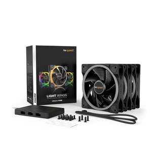 Вентилятор для компьютерного корпуса Bequiet! Light Wings 120mm PWM ARGB Triple Pack 