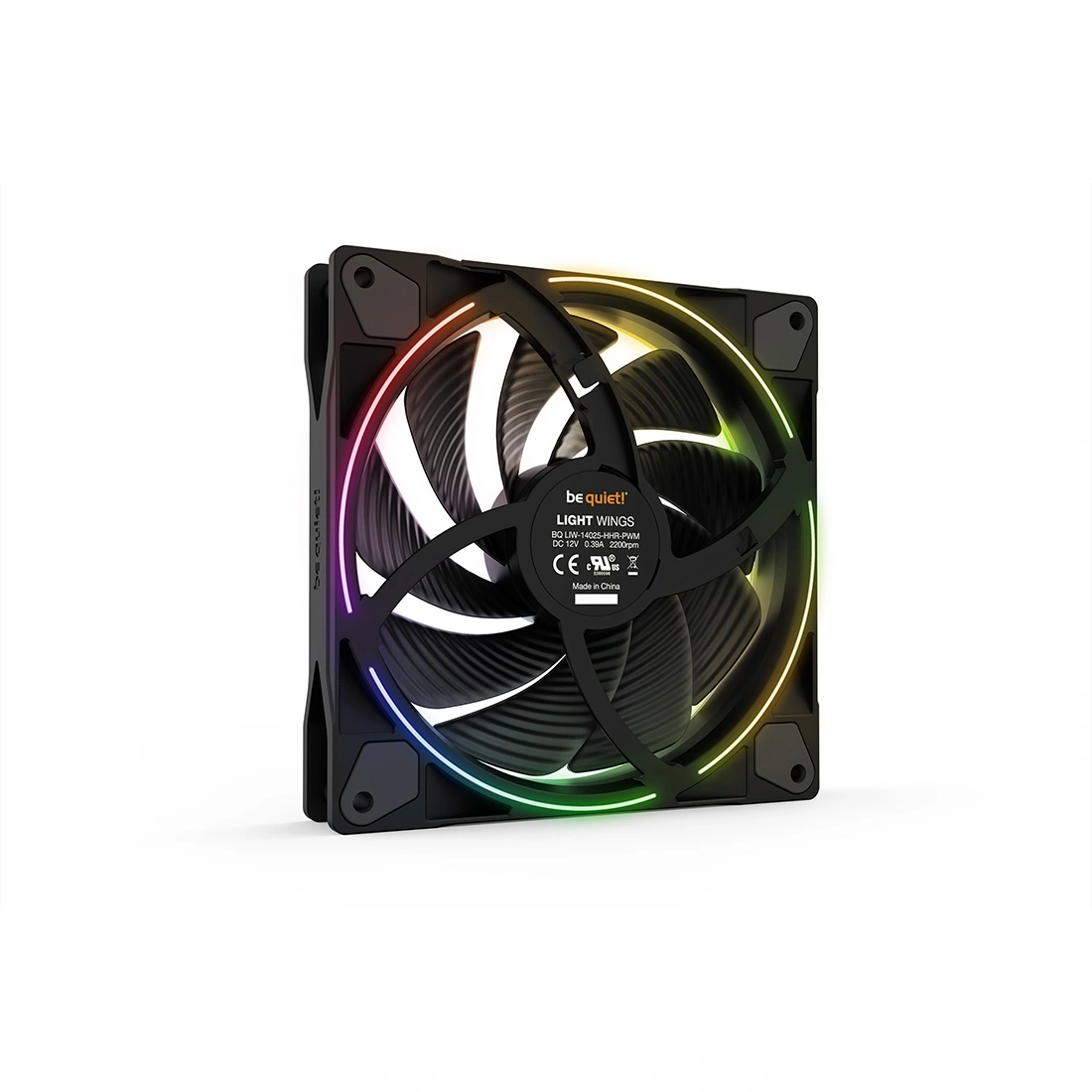 Вентилятор для компьютерного корпуса Bequiet! Light Wings 140mm PWM high-speed ARGB BL075 - фото 2
