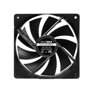 Кулер для компьютерного корпуса Gamemax GMX WFBK BK 12 Black 