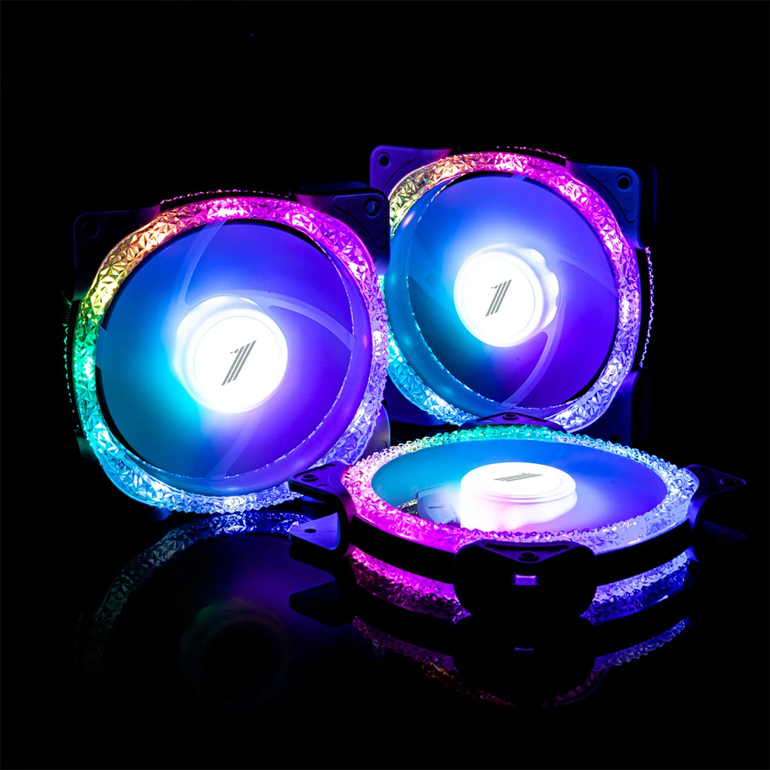 Комплект кулеров для компьютерного корпуса 1STPLAYER FIREMOON M1-D COMBO 3в1 M1-D COMBO