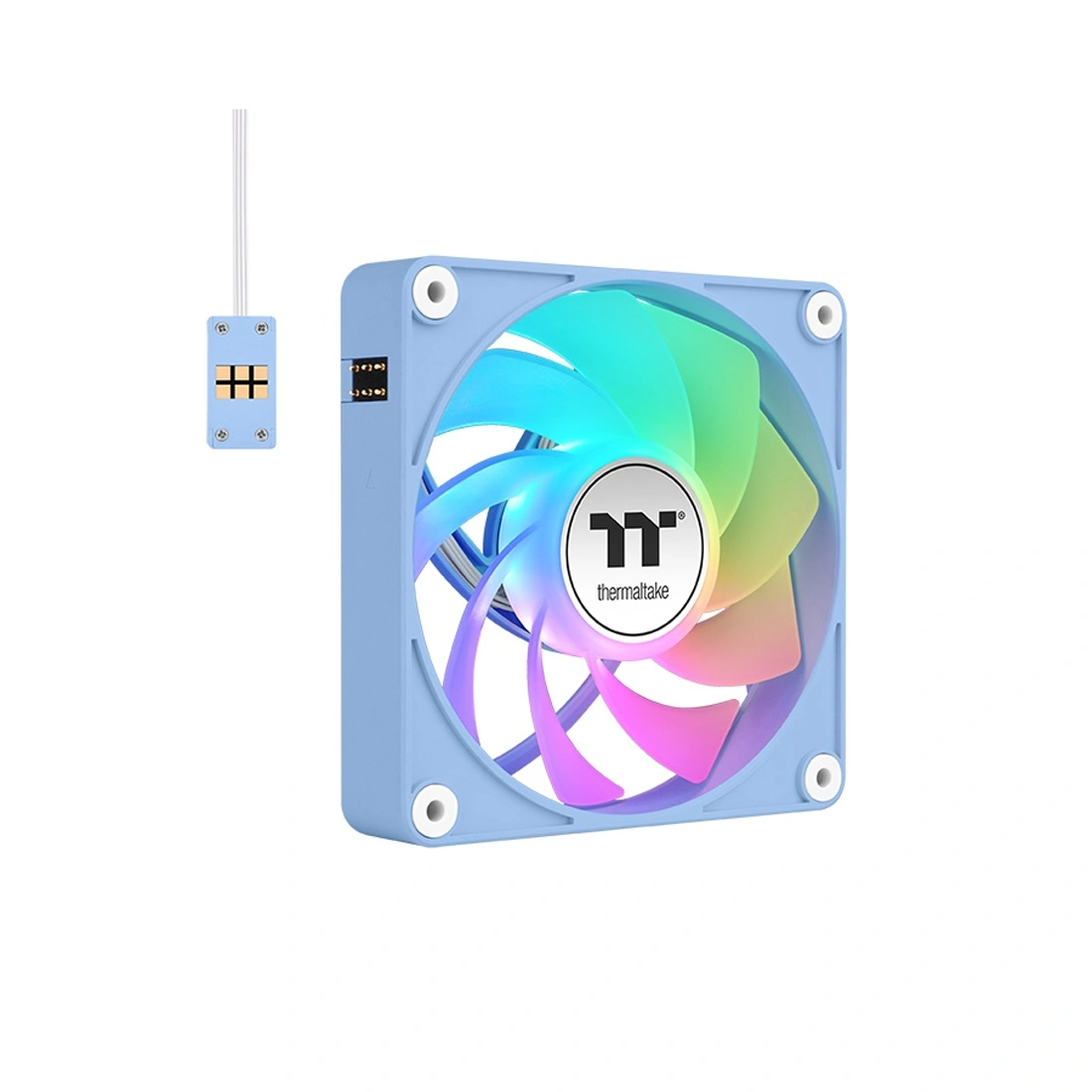 Кулер для компьютерного корпуса Thermaltake CT120 ARGB Sync PC Cooling Fan Hydrangea Blue (3 pack) 