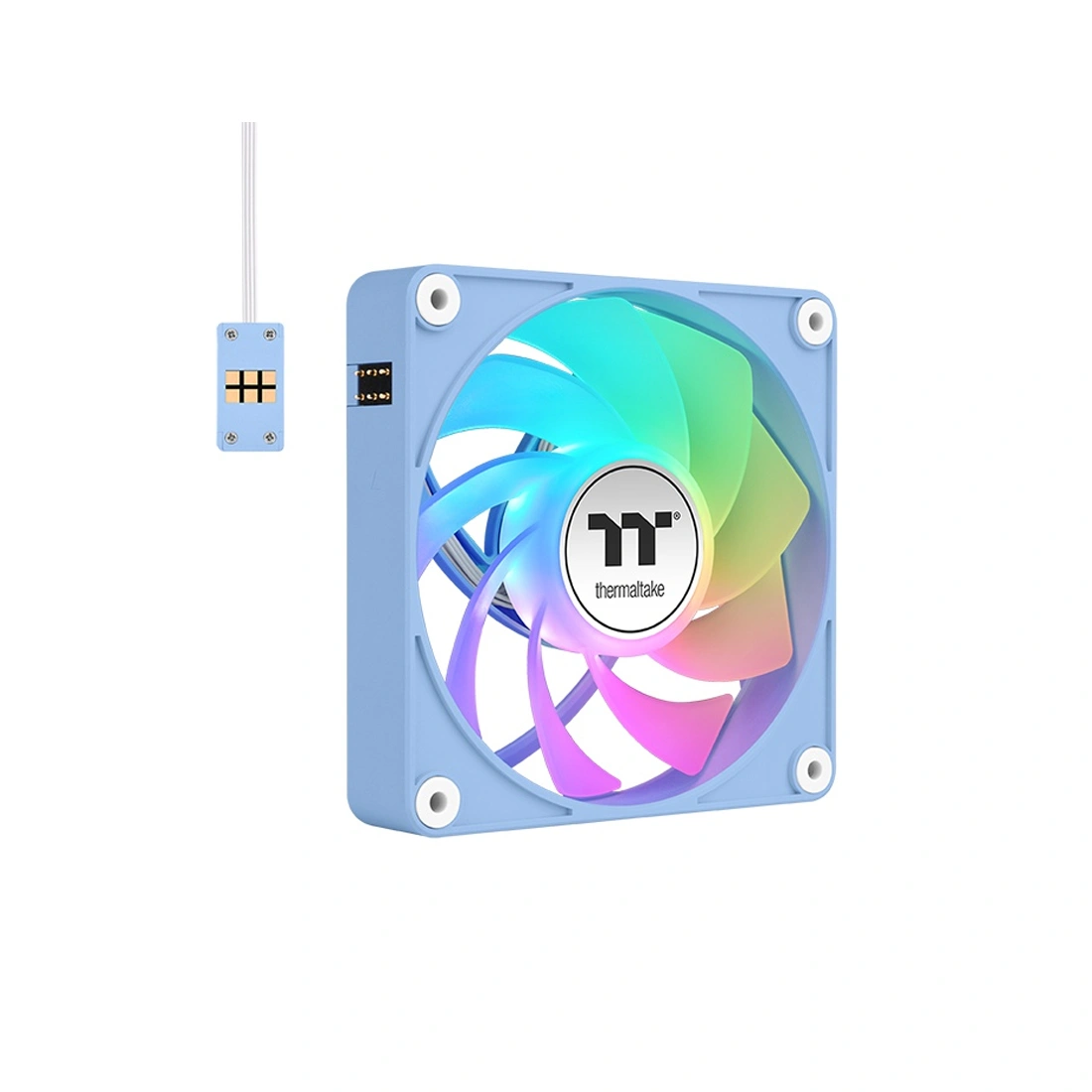 Кулер для компьютерного корпуса Thermaltake CT140 ARGB Sync PC Cooling Fan Hydrangea Blue (3 pack) 