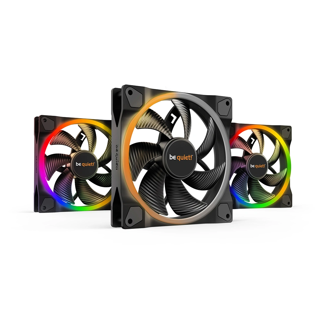 Вентилятор для компьютерного корпуса Bequiet! Light Wings 140mm PWM ARGB Triple Pack BL078 - фото 2