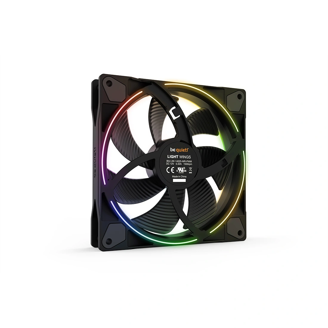 Вентилятор для компьютерного корпуса Bequiet! Light Wings 140mm PWM ARGB Triple Pack BL078 - фото 3