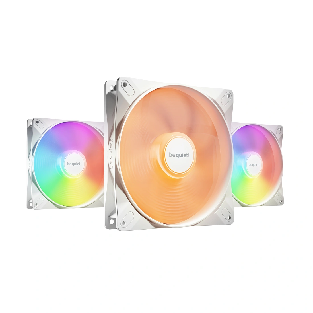 Вентилятор для компьютерного корпуса Bequiet! Light Wings LX 140mm PWM high-speed White Triple pack 