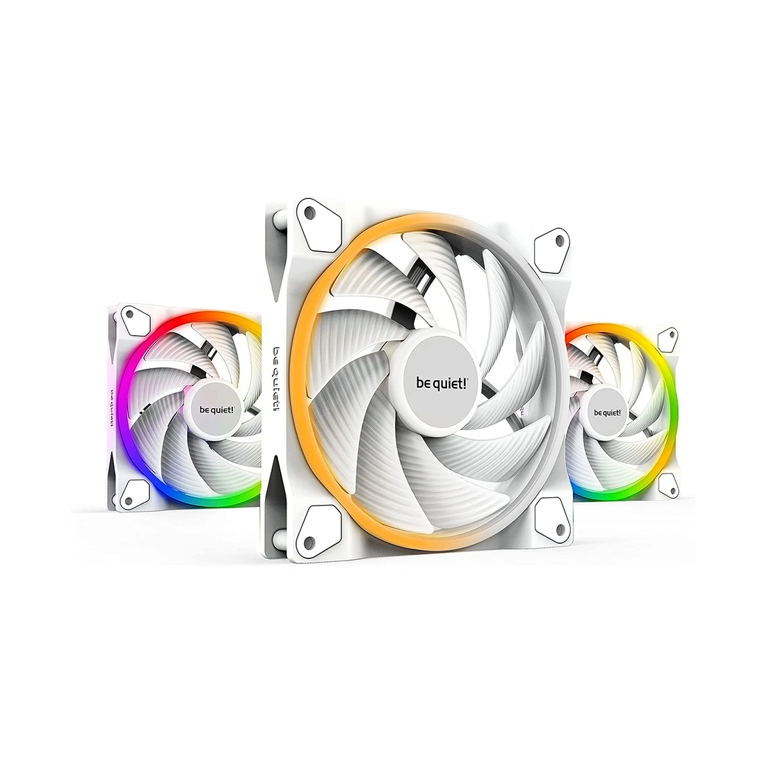 Вентилятор для компьютерного корпуса Bequiet! Light Wings 140mm PWM high-speed Triple-Pack White BL103 - фото 4