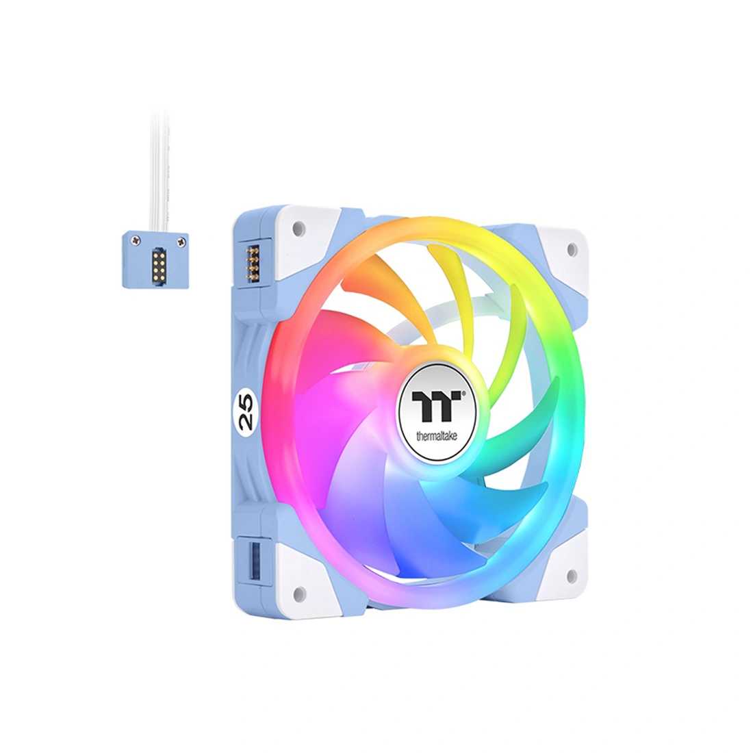 Кулер для компьютерного корпуса Thermaltake SWAFAN EX12 ARGB Sync 3 Pack Hydrangea Blue CL-F183-PL12BU-A - фото 3