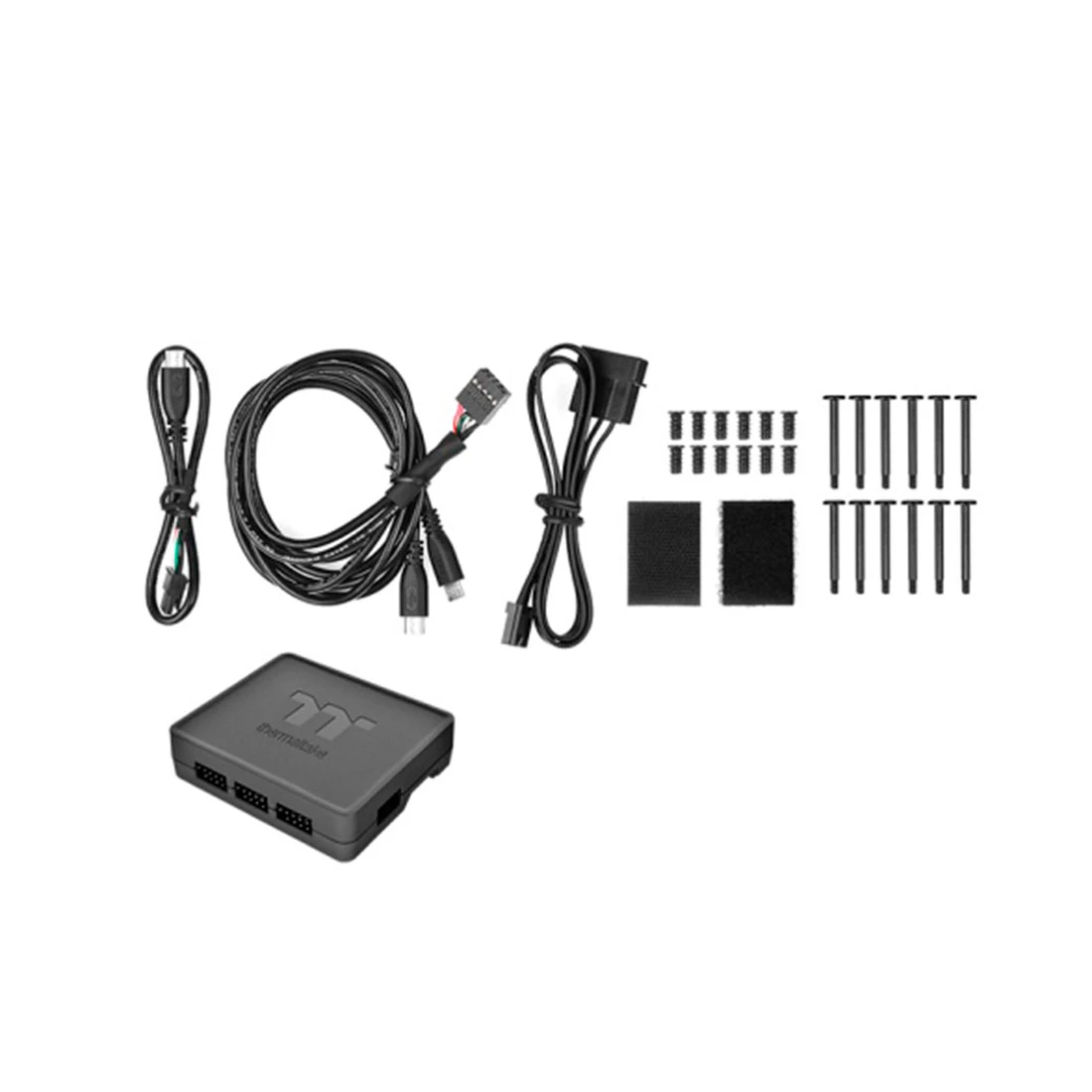 Кулер для компьютерного корпуса Thermaltake Riing Quad 12 RGB White (3-Fan Pack) CL-F100-PL12SW-A - фото 3