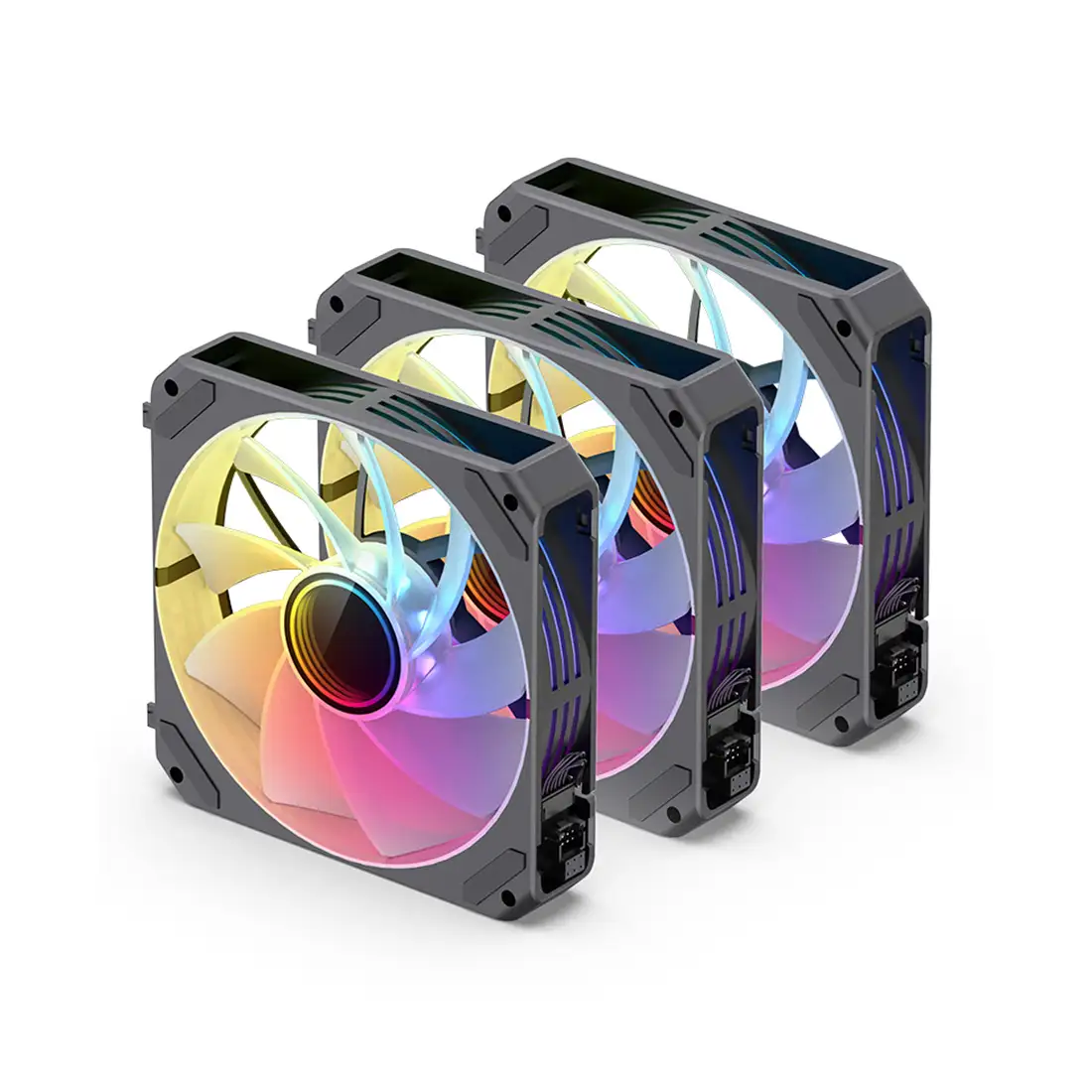 Вентилятор для компьютерного корпуса Jonsbo ZG-120BR(3in1) Black ZG-120BR(3in1) Black