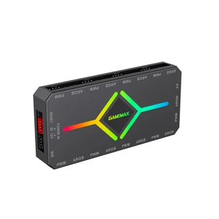 Контроллер подсветки Gamemax V4.0 ARGB+PWM HUB BK (12В) 1308-1300R0065