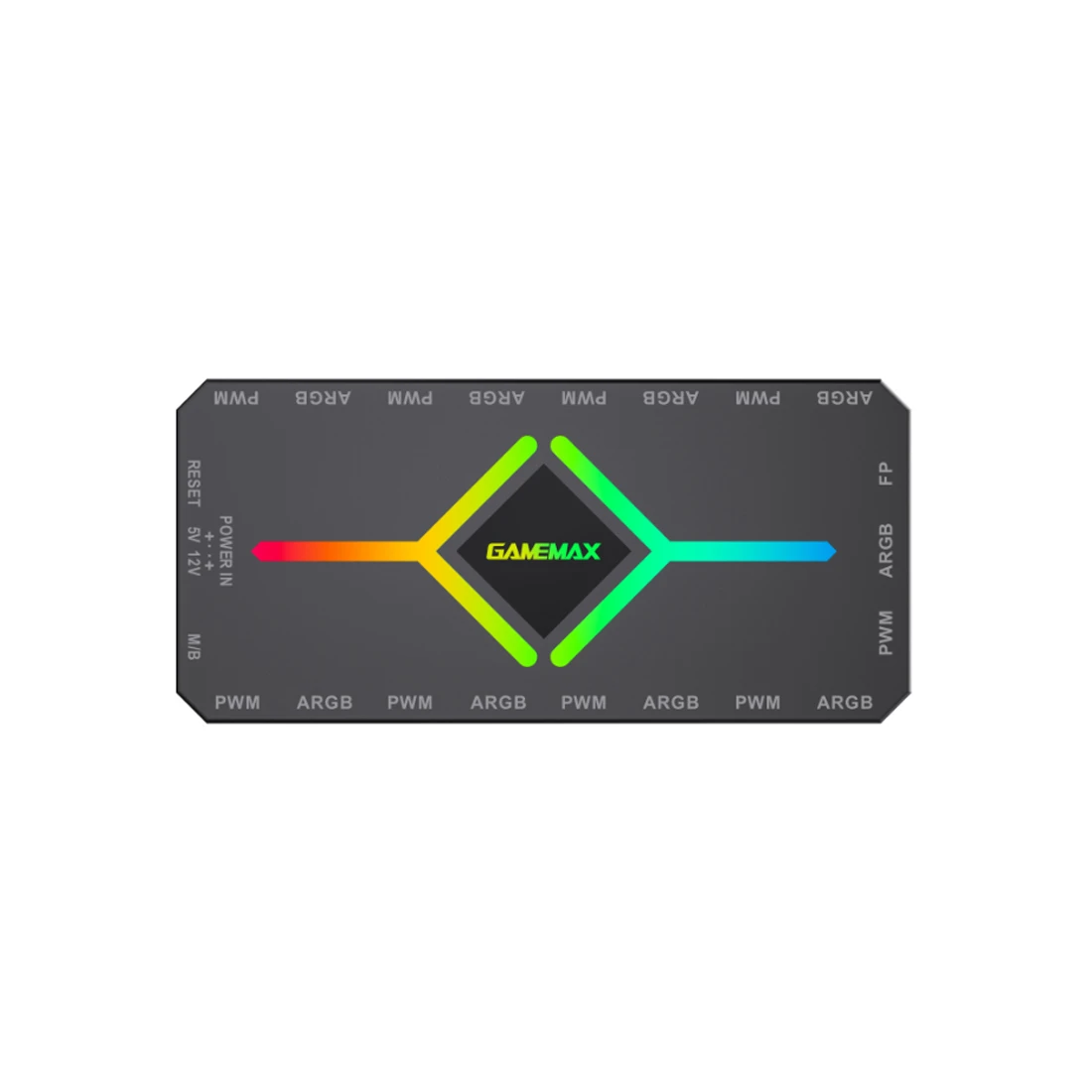 Контроллер подсветки Gamemax V4.0 ARGB+PWM HUB BK (12В) 1308-1300R0065 - фото 3