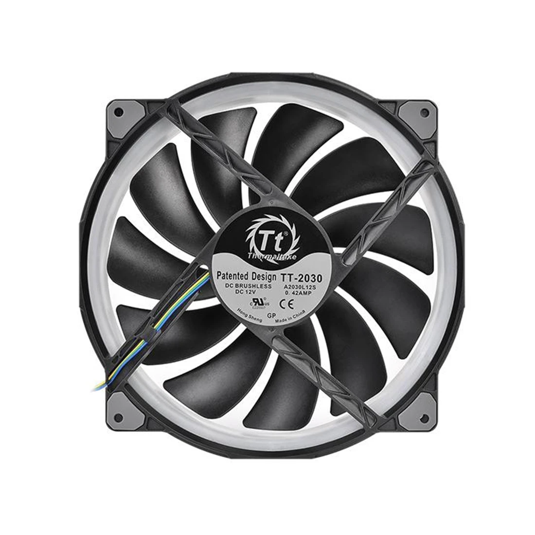 Кулер для компьютерного корпуса Thermaltake Riing Plus 20 RGB TT Premium Edition CL-F070-PL20SW-A