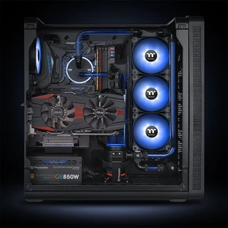 Кулер для компьютерного корпуса Thermaltake Pure A12 LED Blue (Single Fan Pack) CL-F109-PL12BU-A
