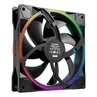 Вентилятор для компьютерного корпуса Bequiet! Light Wings 140mm PWM Reverse Black BL134 - фото 4