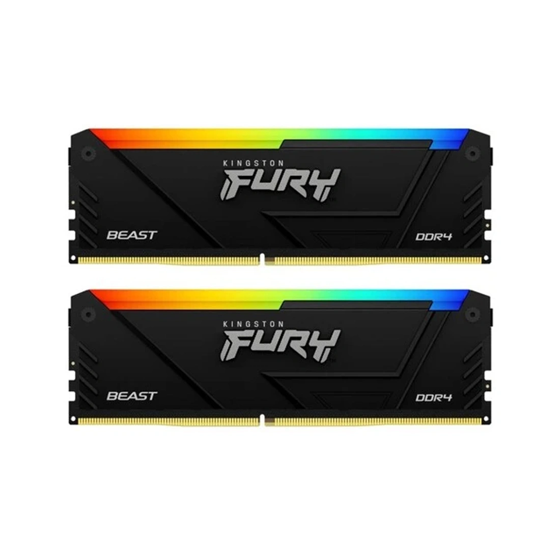 Комплект модулей памяти Kingston FURY Beast RGB KF436C17BB2AK2/16 DDR4 16GB (Kit 2x8GB) 