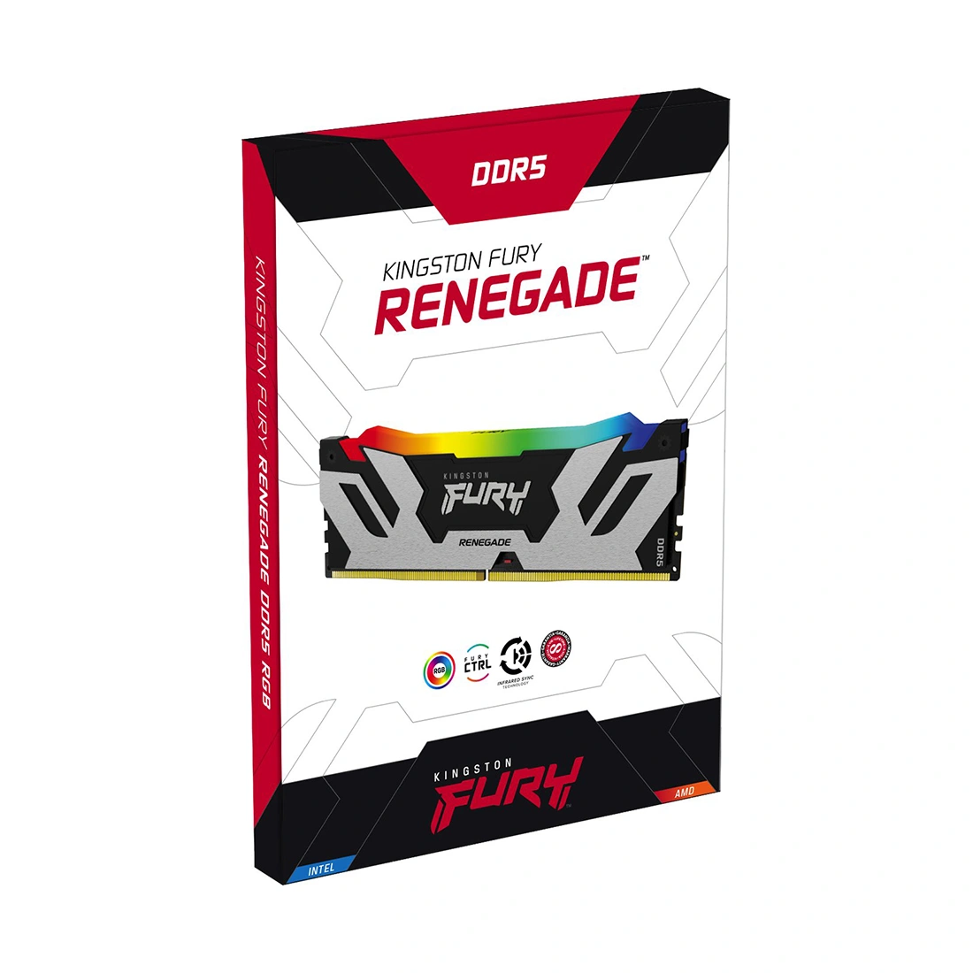Модуль памяти Kingston FURY Renegade RGB XMP KF564C32RSA-16 DDR5 16GB 6400MHz  - фото 3