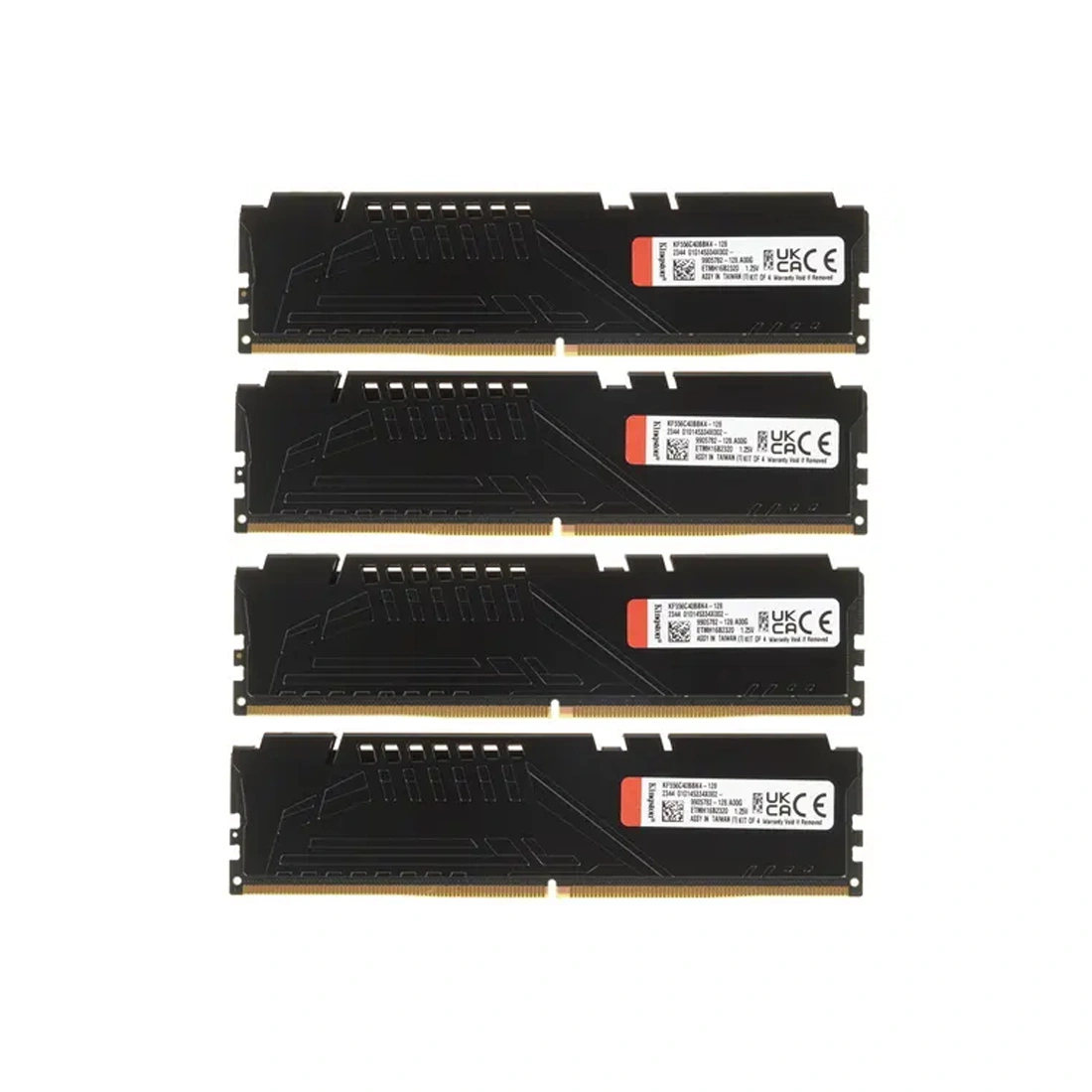 Комплект модулей памяти Kingston FURY Beast KF556C40BBK4-128 DDR5 128GB (Kit 4x32GB) 5600MHz KF556C40BBK4-128 - фото 5