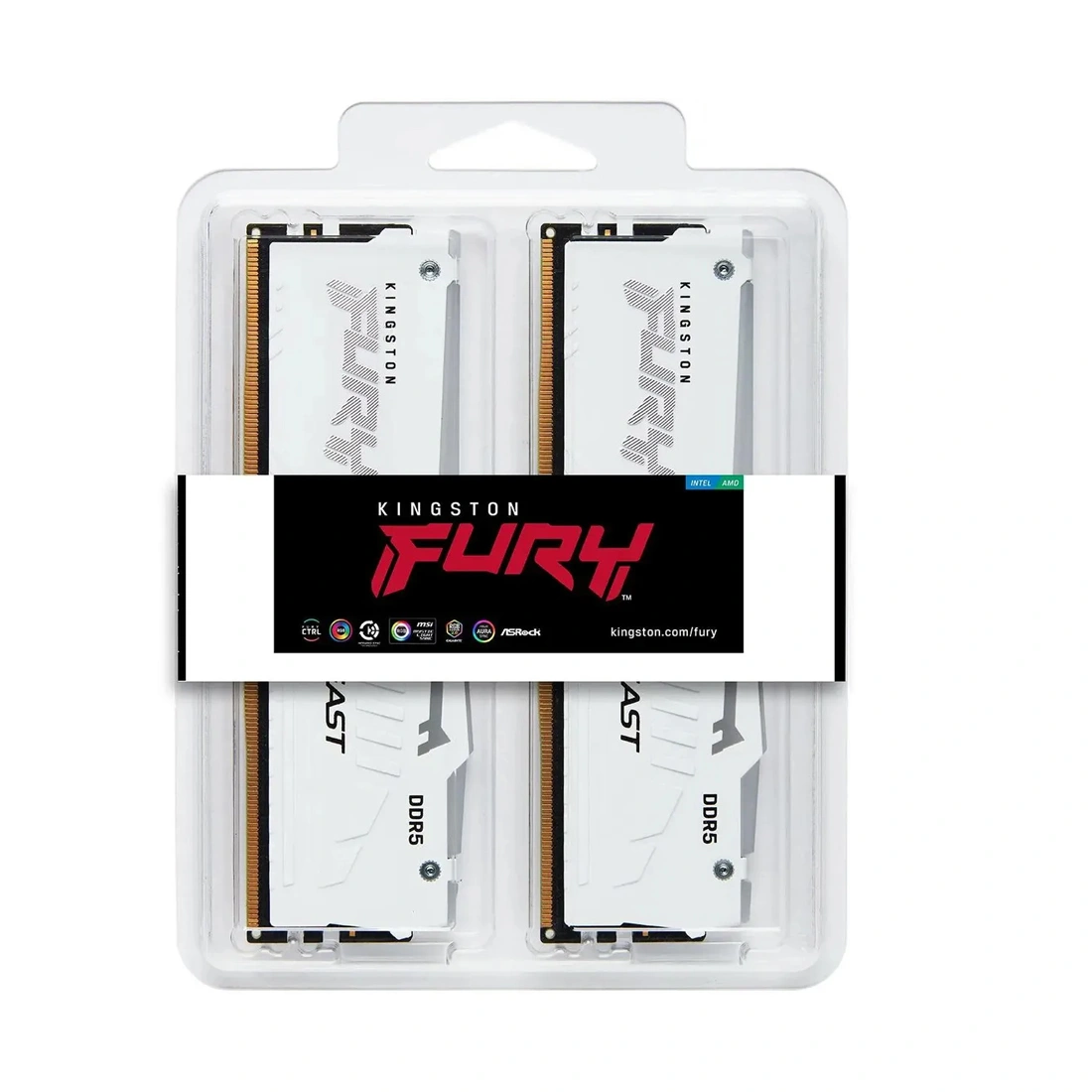 Комплект модулей памяти Kingston FURY Beast RGB KF560C36BWE2AK2-32 DDR5 32GB (Kit 2x16GB) 6000MHz KF560C36BWE2AK2-32 - фото 6