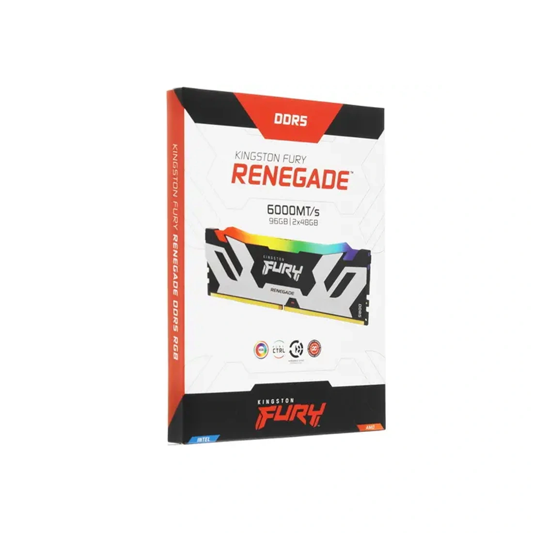 Комплект модулей памяти Kingston FURY Renegade RGB XMP KF560C32RSAK2-96 DDR5 96GB (Kit 2x48GB) 6000M KF560C32RSAK2-96 - фото 5