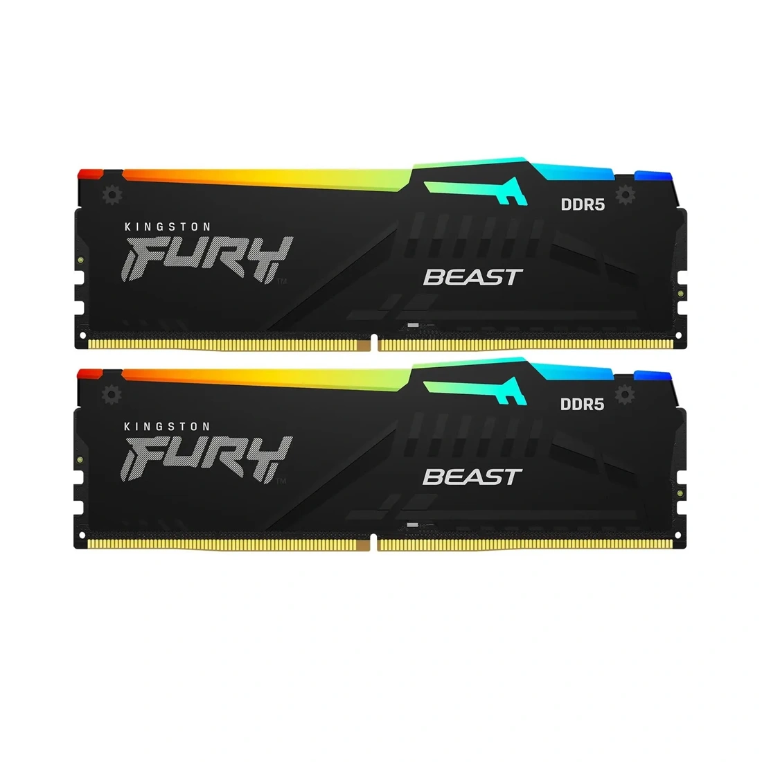 Комплект модулей памяти Kingston FURY Beast RGB KF556C36BBEAK2-32 DDR5 32GB (Kit 2x16GB) 5600MHz KF556C36BBEAK2-32 - фото 4