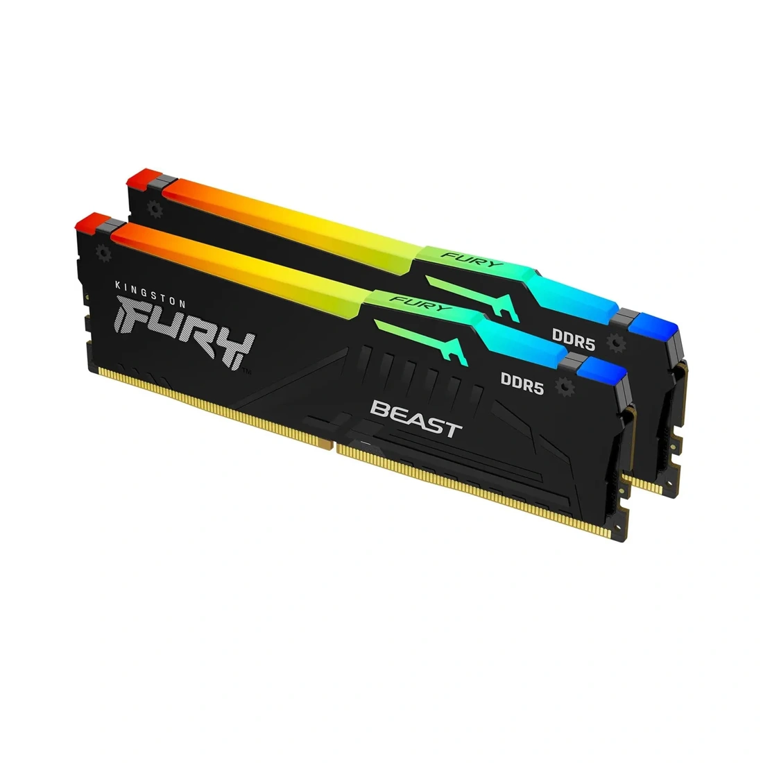 Комплект модулей памяти Kingston FURY Beast RGB KF556C36BBEAK2-32 DDR5 32GB (Kit 2x16GB) 5600MHz KF556C36BBEAK2-32 - фото 5